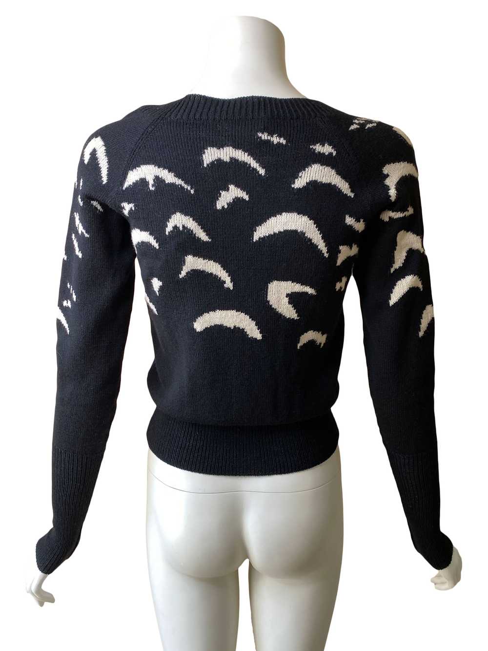 Hanae Mori 1970s Bird Pullover Sweater - image 5