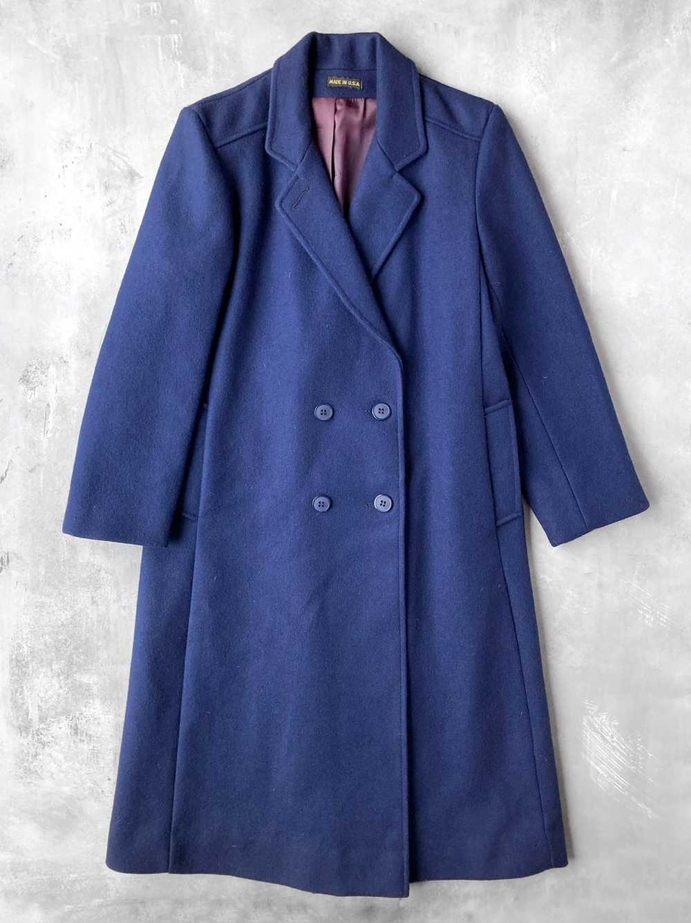 Wool Overcoat 90's - Small - image 3