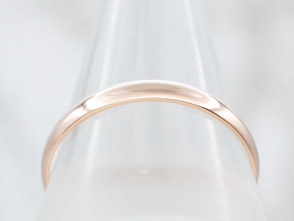 Simple Rose Gold Band - image 4