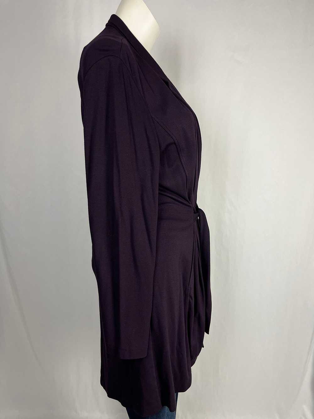 Eileen Fisher Size L (16) Plum Jacket - image 3