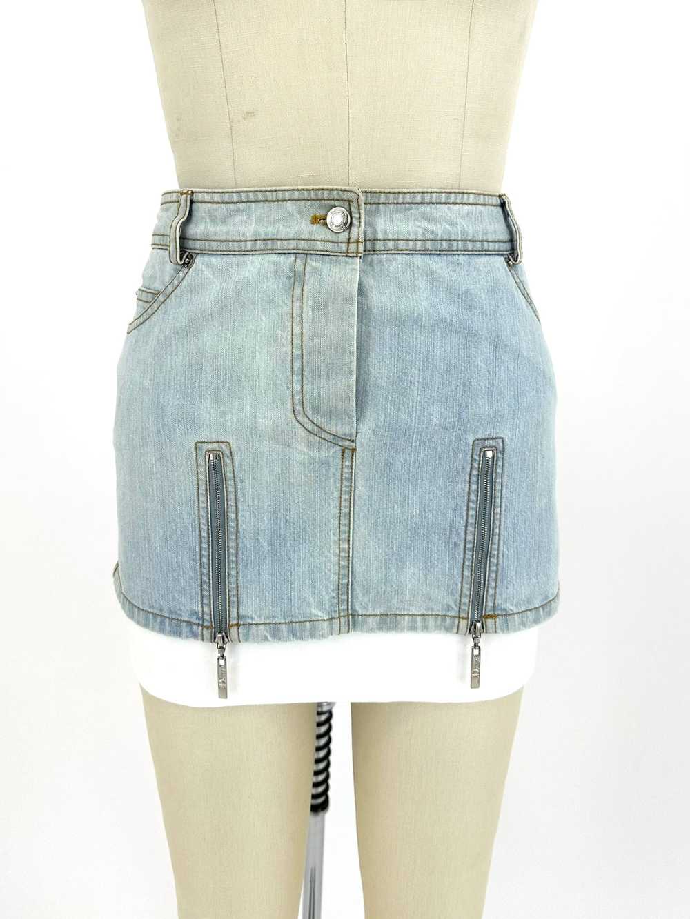 2005 Christian Dior Boutique Denim Mini Skirt* - image 1