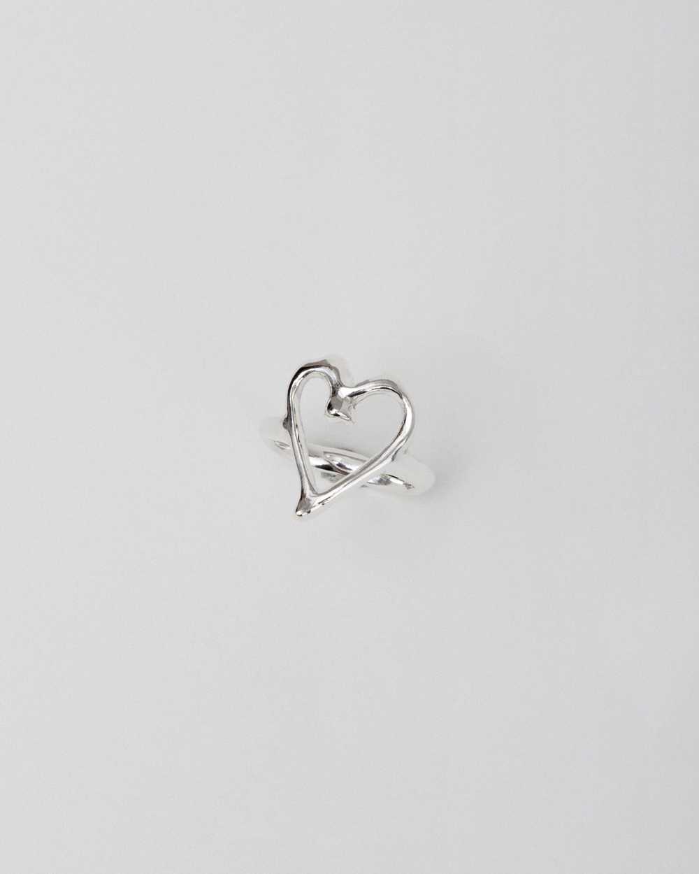 LAÔMA ATELIER Bague MELTING HEART ring 935 or 18 … - image 1