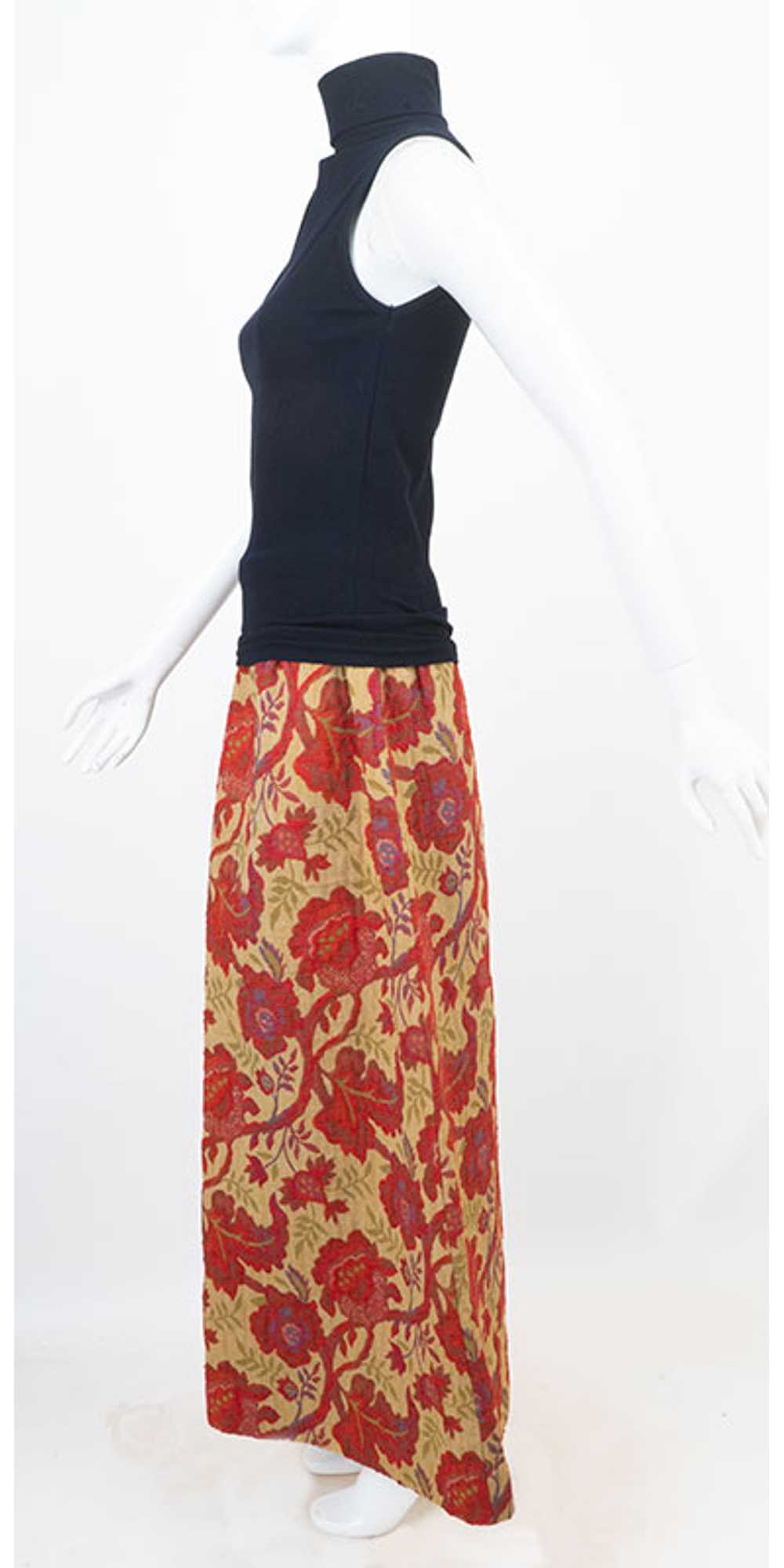 1970s Nelly De Grab Tapestry Skirt - image 2