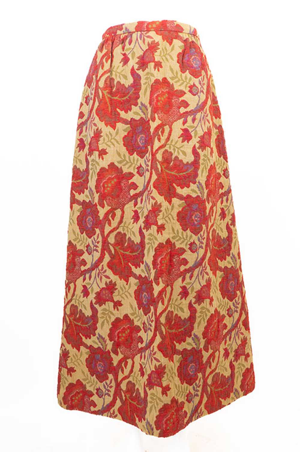 1970s Nelly De Grab Tapestry Skirt - image 4