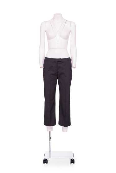 ALEXANDER MCQUEEN LOW RISE CROPPED TROUSERS - image 1