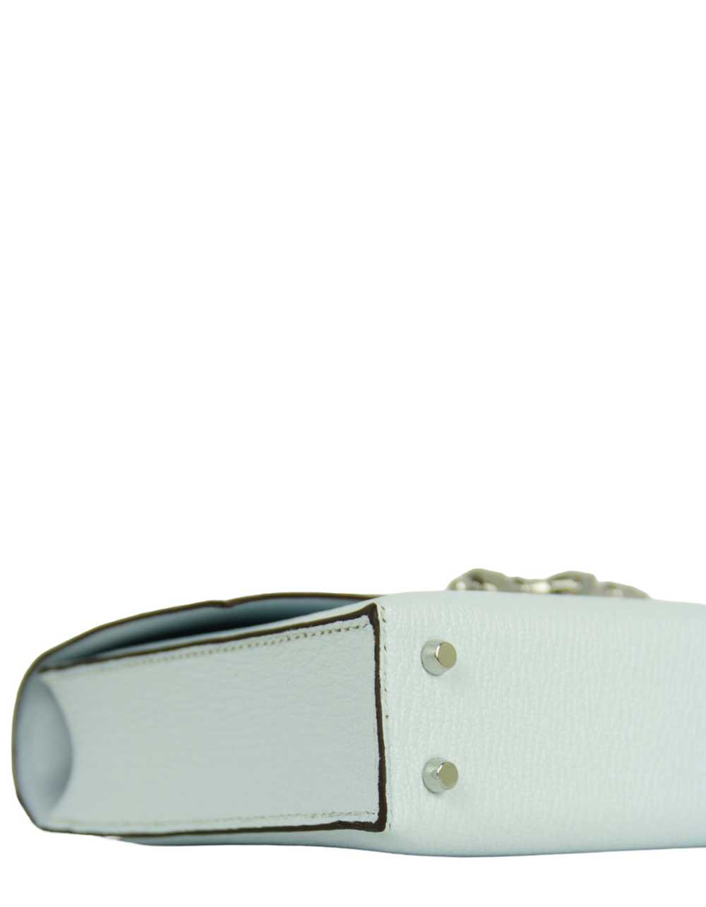 Hermes Blue Brume Chevre Mini Verrou Chaine Bag - image 4