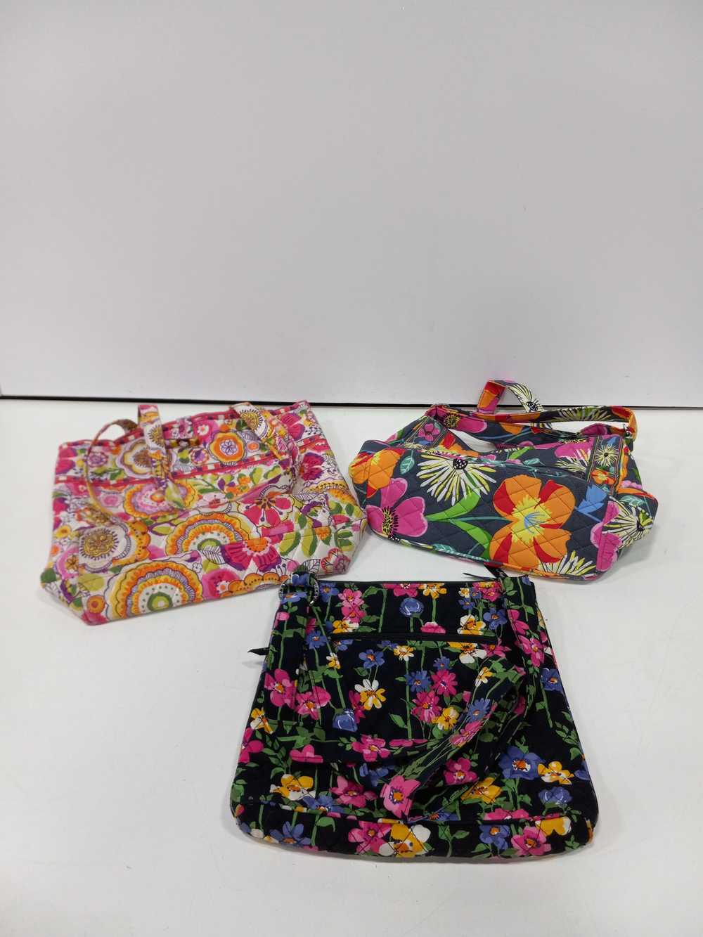 Bundle of 3 Assorted Multicolor Vera Bradley Bags - image 1