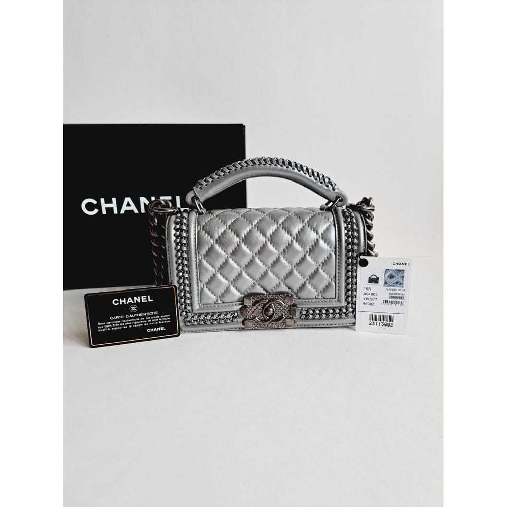 Chanel Boy leather handbag - image 6