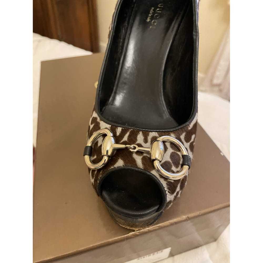 Gucci Pony-style calfskin heels - image 7