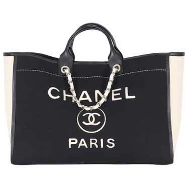 Chanel Deauville wool tote - image 1