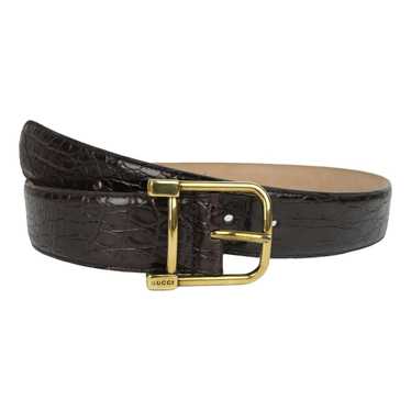 Gucci Crocodile belt