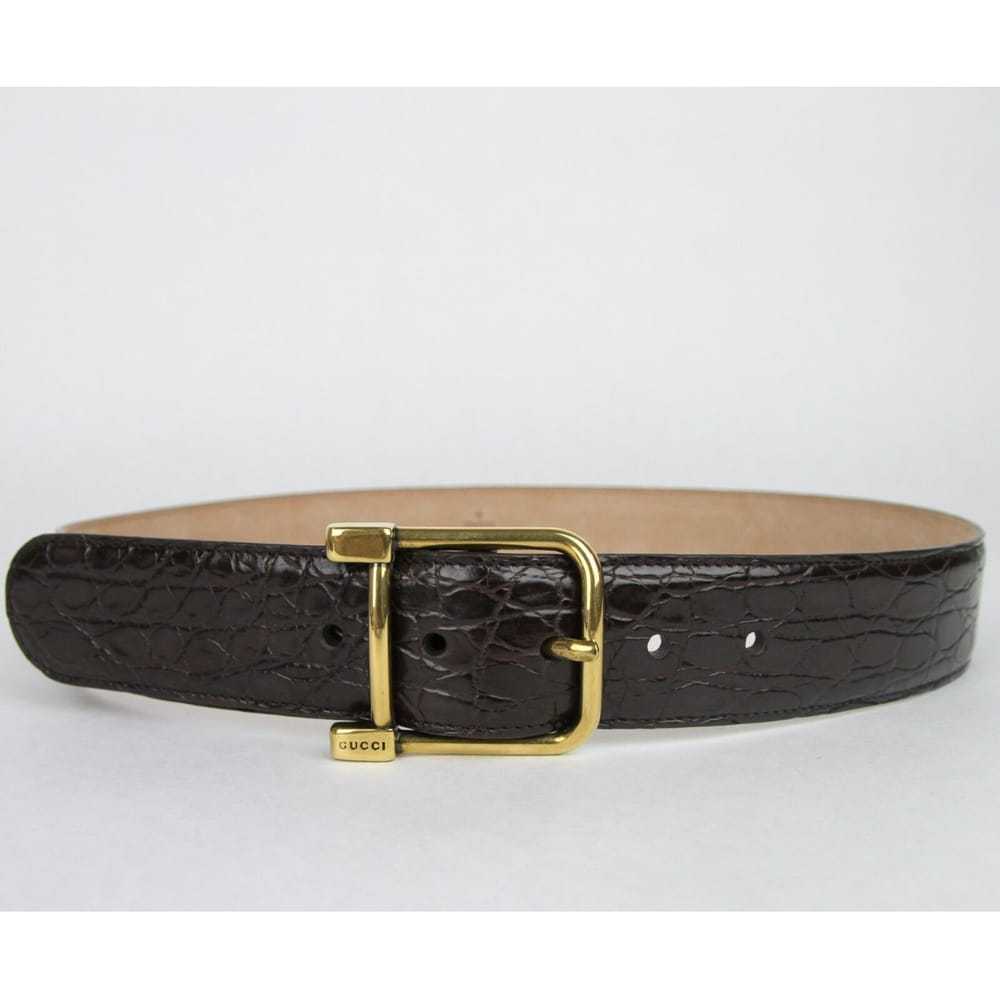 Gucci Crocodile belt - image 2