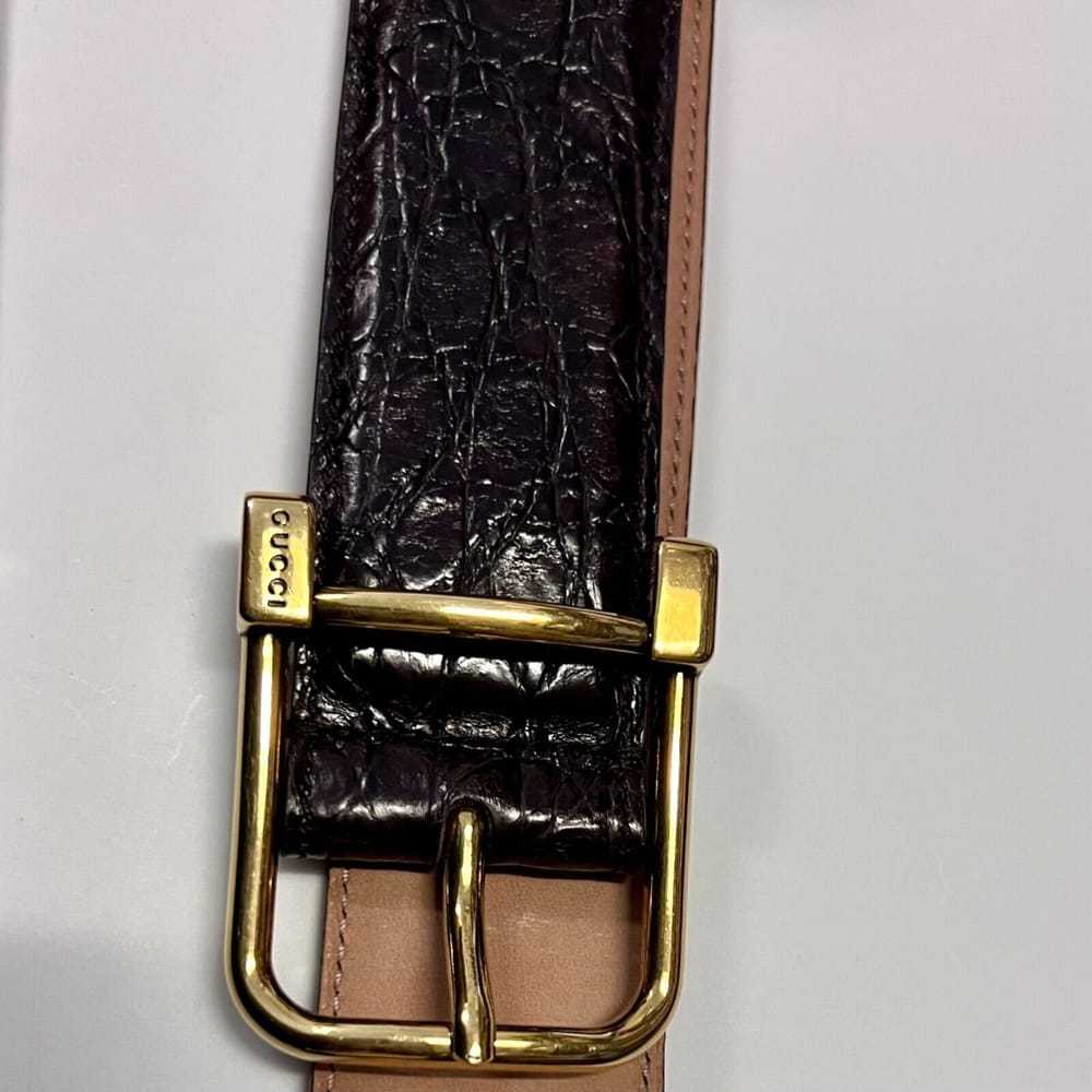 Gucci Crocodile belt - image 3