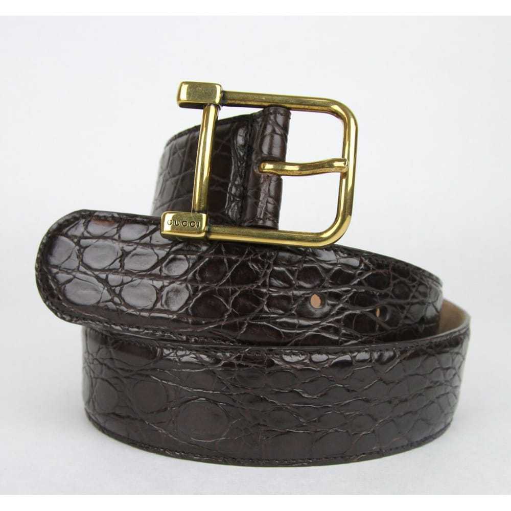 Gucci Crocodile belt - image 6