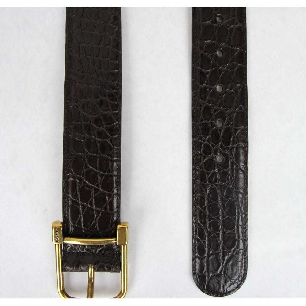 Gucci Crocodile belt - image 7