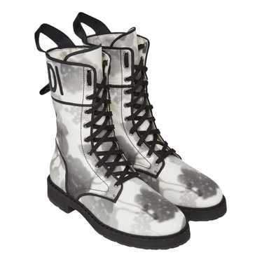 Fendi Cloth biker boots - image 1