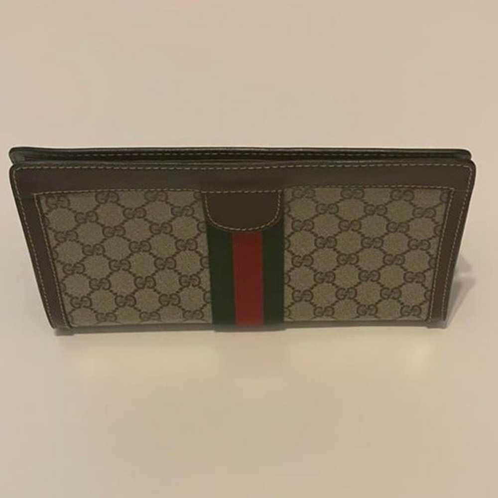 Authentic Classic Monogram GG Logo Gucci Clutch N… - image 5