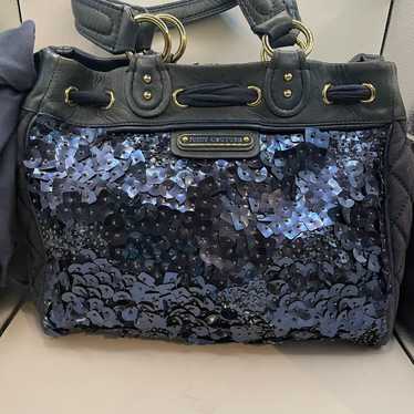 Juicy Couture Jacquard Towelling Cross Body Handbag in Blue | Lyst Australia