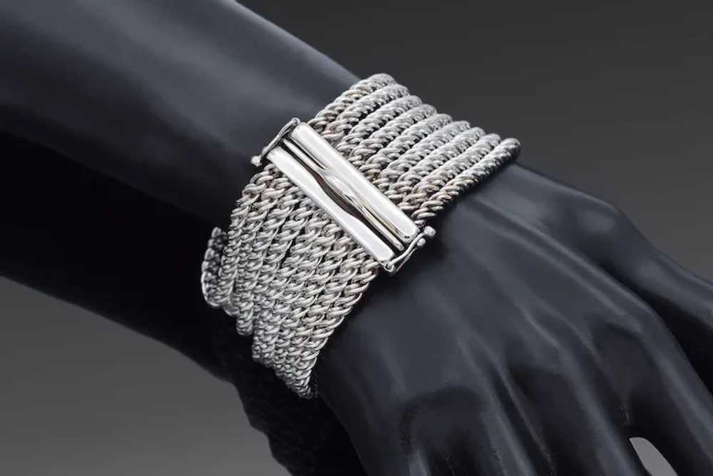 Tiffany & Co. Sterling Silver & 14K Gold Rope Mul… - image 6