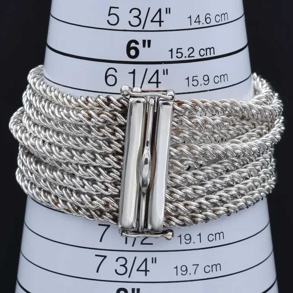 Tiffany & Co. Sterling Silver & 14K Gold Rope Mul… - image 7