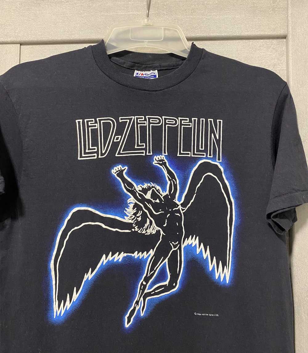 Led Zeppelin × Rock T Shirt × Vintage RARe Vintag… - image 4