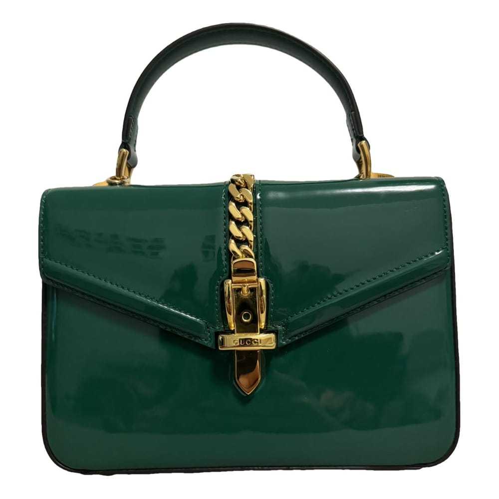 Gucci Sylvie 1969 patent leather handbag - image 1