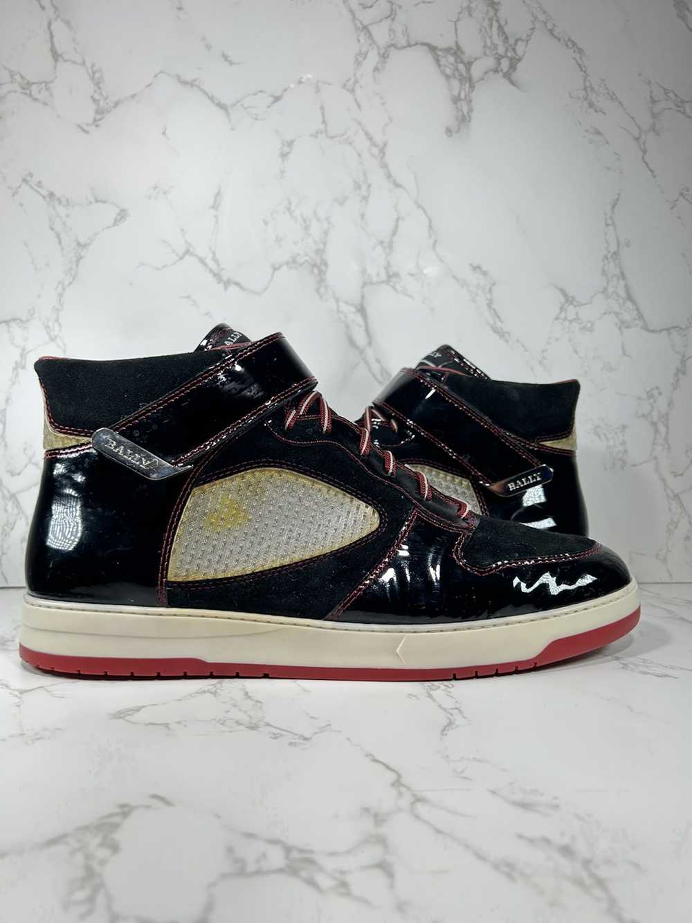 Bally × Designer Bally, black patent leather and … - image 1