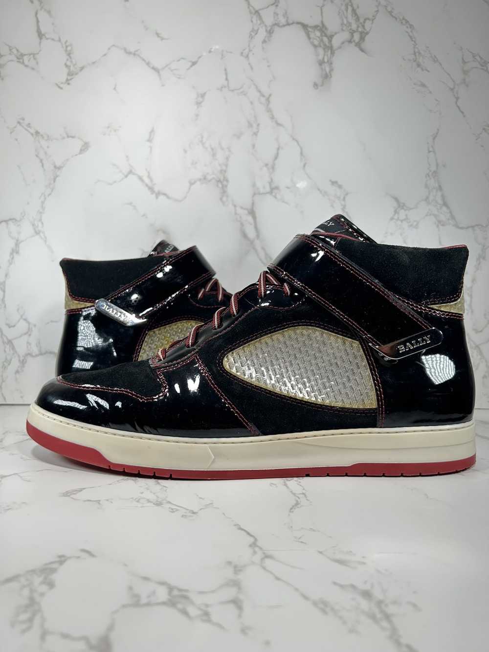 Bally × Designer Bally, black patent leather and … - image 2