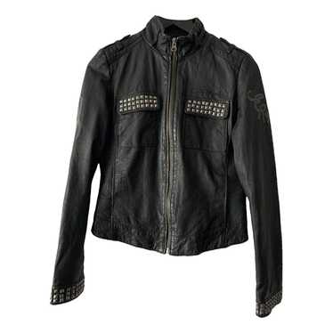 ED Hardy Leather biker jacket - image 1