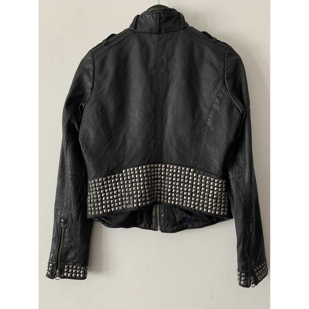 ED Hardy Leather biker jacket - image 2