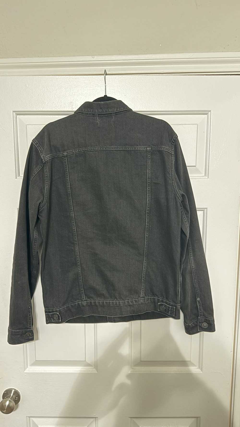 Allsaints AllSaints Black Denim Jacket Size L - image 2