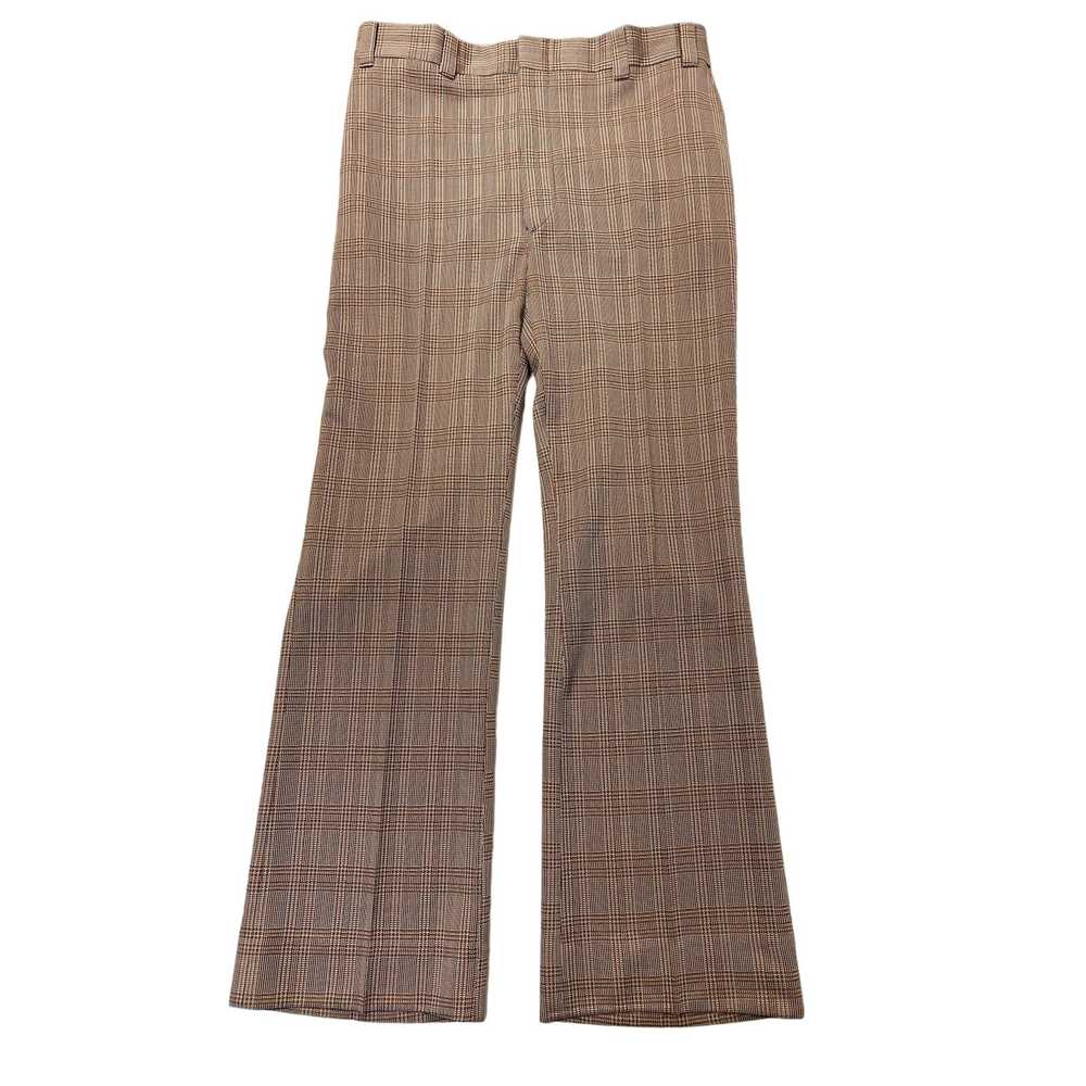 Sears 2 pc 70's Sears TEXTURED STATIC PLAID MoD D… - image 5