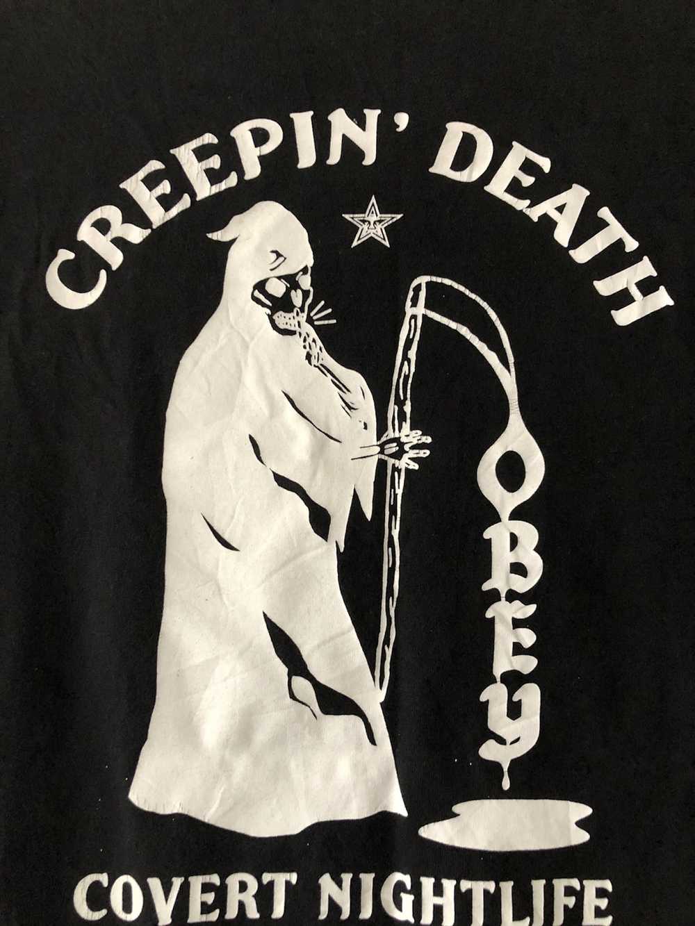 Obey × Skategang × Vintage Vtg OBEY Creepin Death… - image 4
