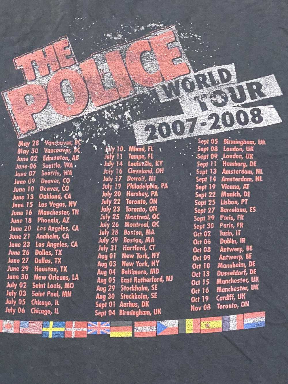 Anvil × Band Tees × Vintage The Police 2007-2008 … - image 9