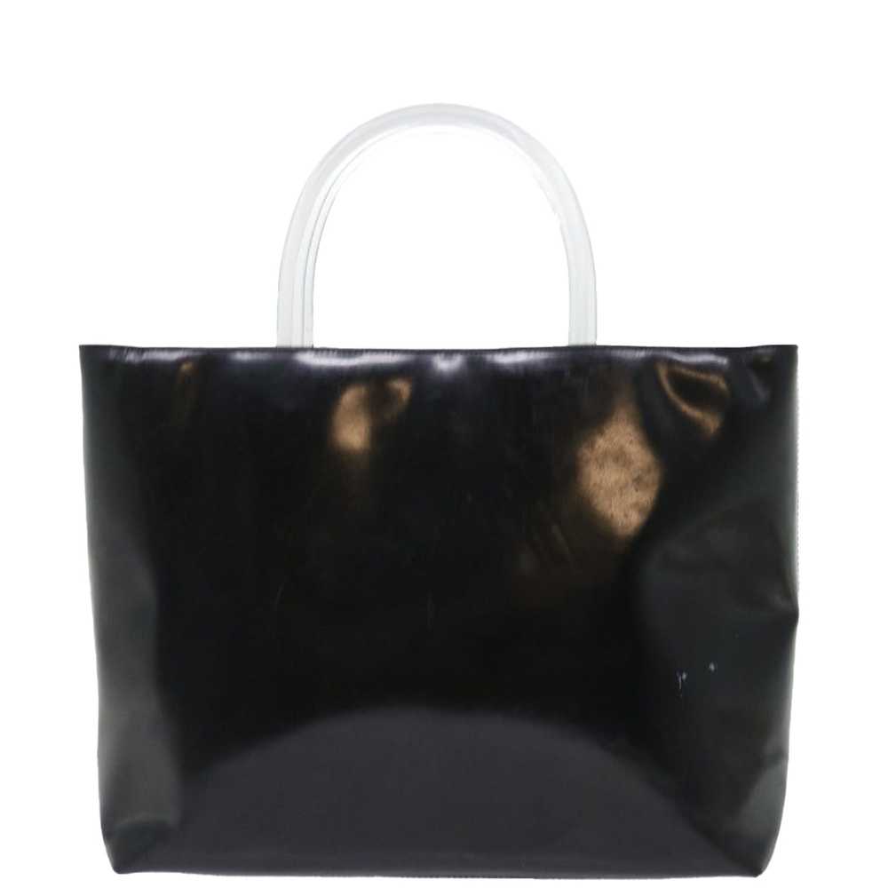 Prada PRADA Hand Bag Patent leather Black Clear A… - image 12