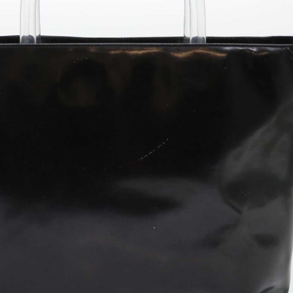 Prada PRADA Hand Bag Patent leather Black Clear A… - image 3