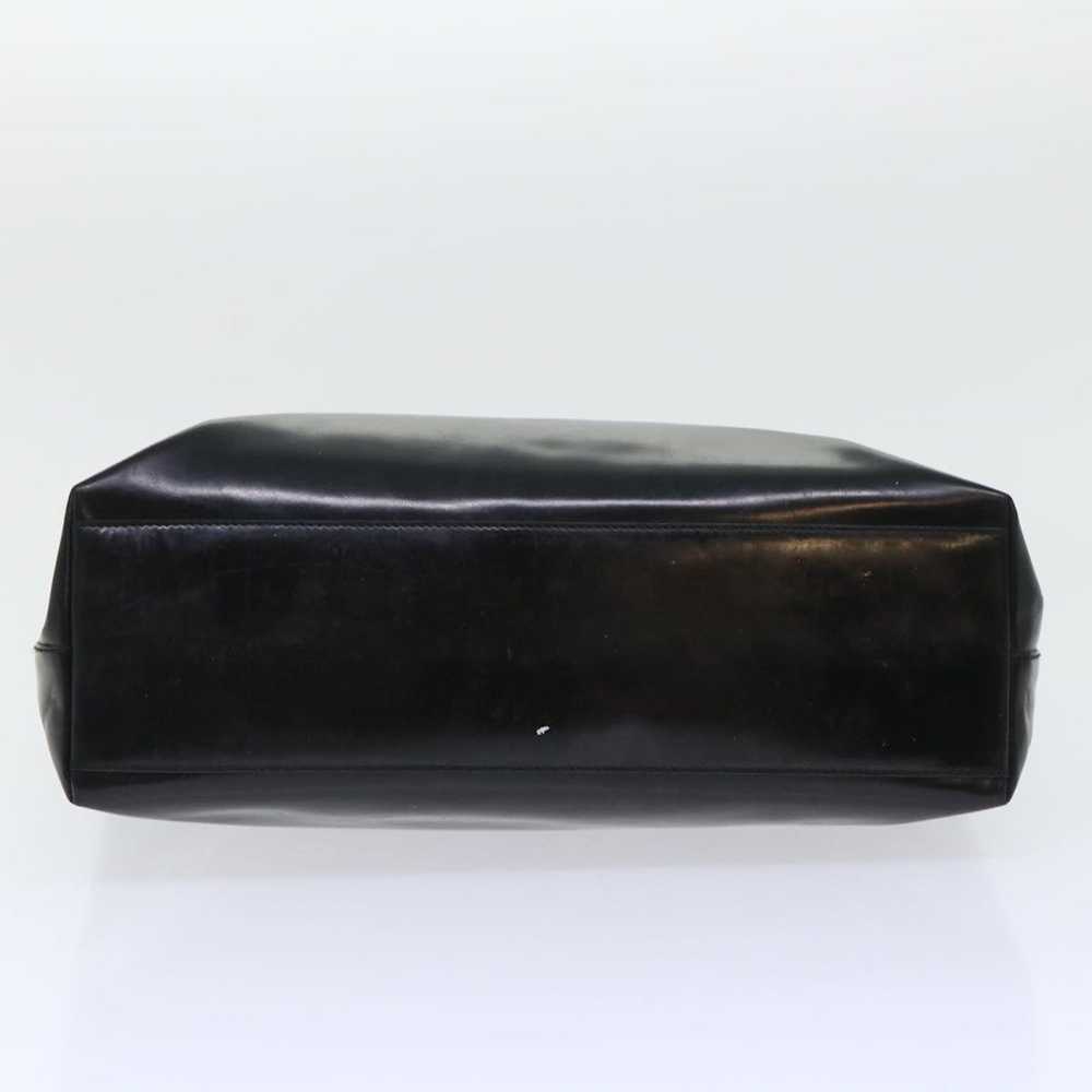 Prada PRADA Hand Bag Patent leather Black Clear A… - image 6