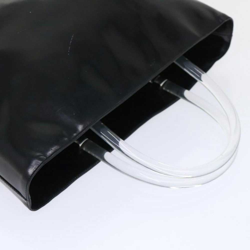 Prada PRADA Hand Bag Patent leather Black Clear A… - image 7