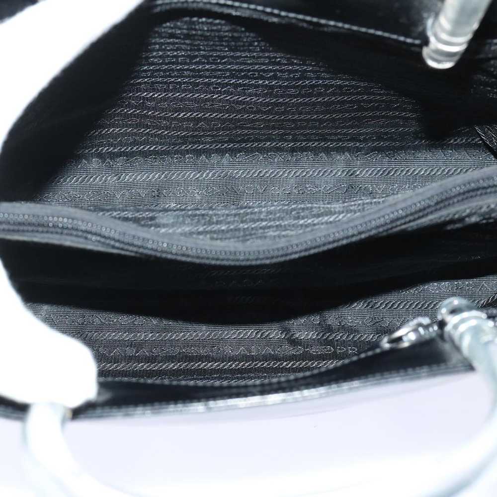 Prada PRADA Hand Bag Patent leather Black Clear A… - image 9