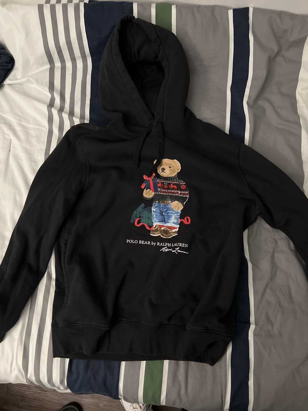 Polo Ralph Lauren Polo Bear Fleece Hoodie (Black) - image 3