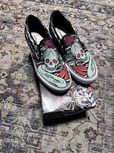 Ed Hardy × Streetwear × Vintage Ed hardy slip on’s