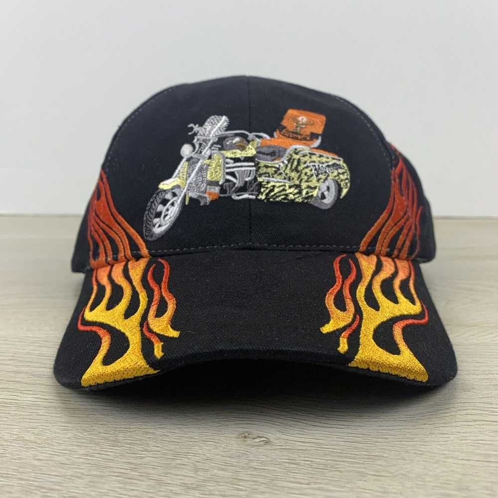 Other Motorcycle Hat Fire Bike Hat Black Hat Adju… - image 2