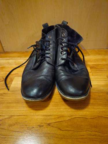 Frank Wright Frank West black leather laced shoes