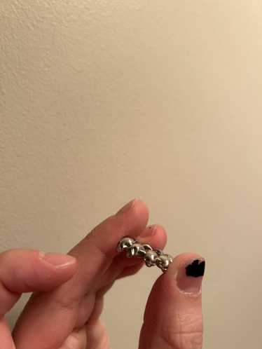 Vintage Hard Jewelry 5 Stages Ring (Size 5) Silver