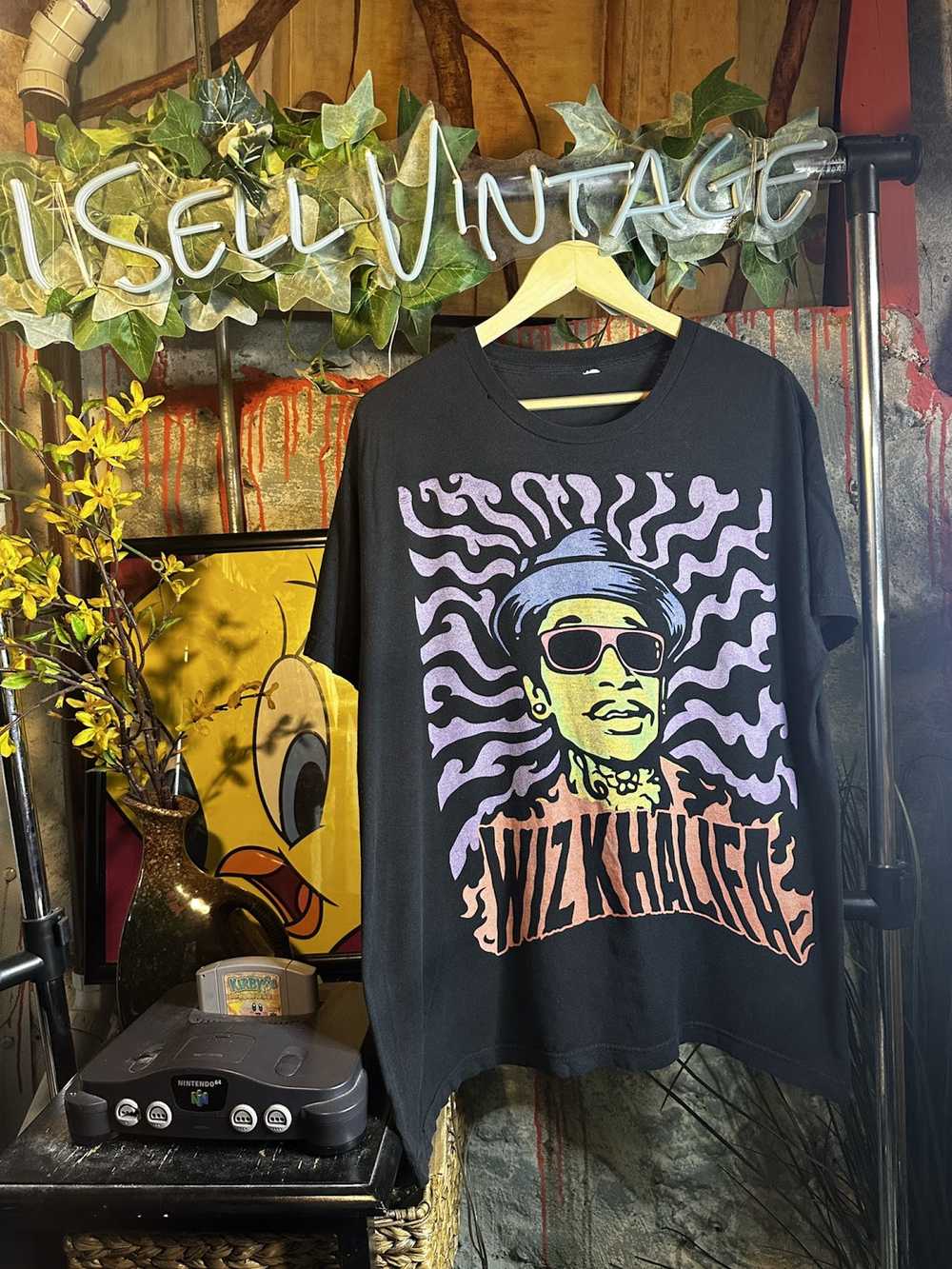 Rap Tees × Streetwear × Vintage Rare Wiz Khalifa … - image 1