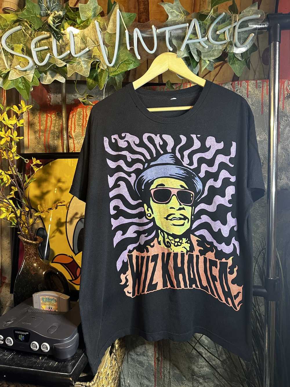 Rap Tees × Streetwear × Vintage Rare Wiz Khalifa … - image 2