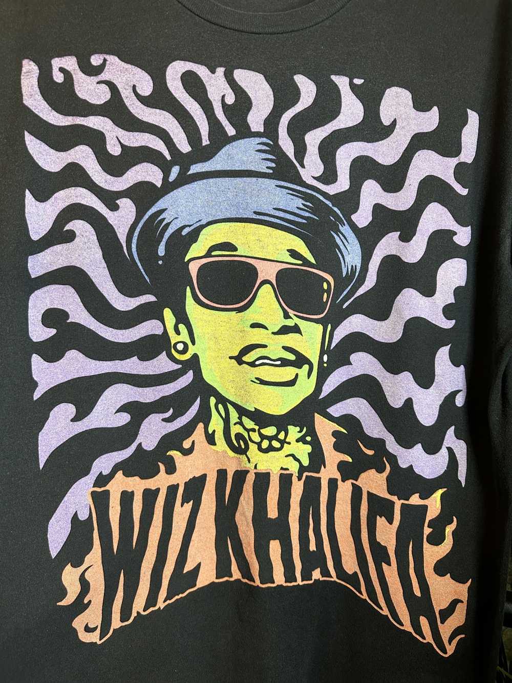 Rap Tees × Streetwear × Vintage Rare Wiz Khalifa … - image 4