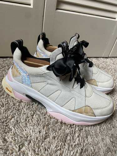 P448 P448 Glitter White Pink Women’s Shoes Sneaker