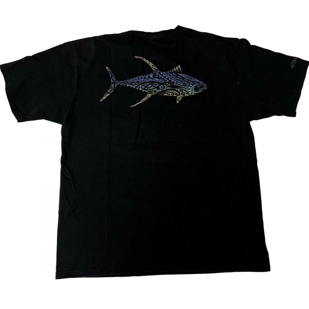 Crazy Shirts 90's Crazy Shirts NEON TRIBAL FISH L… - image 1