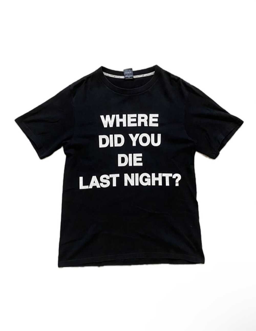 Number (N)ine AW09 “Where Did You Die Last Night”… - image 1